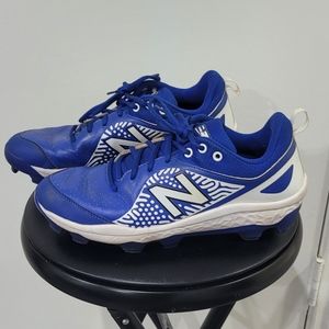 New Balance Fresh Foam Velo V2 TPU Cleats, woman sz 10, blue